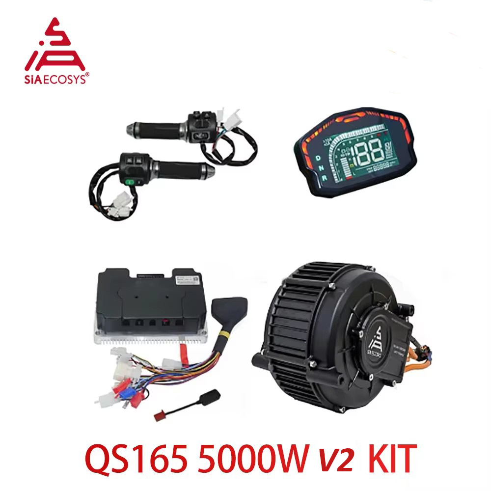 Mid Drive Motor Kit 72V 5000W - Kit de moteur d'entraînement central QS165