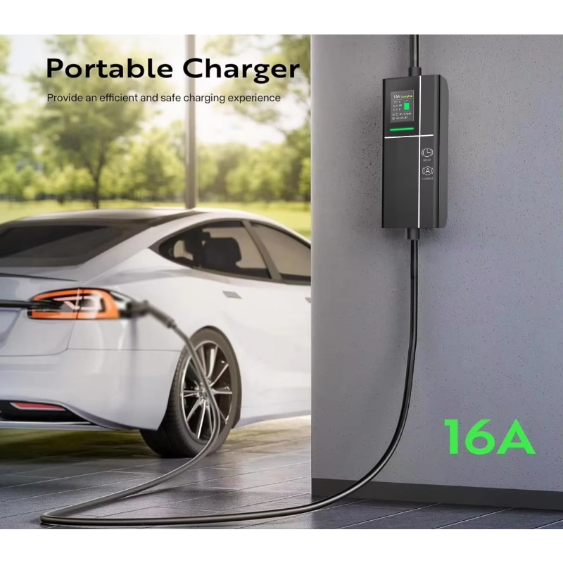 2026 chargeur EV Portable 16A  - Type 2 Portable Ev Charger 11Kw Cee avis et prix