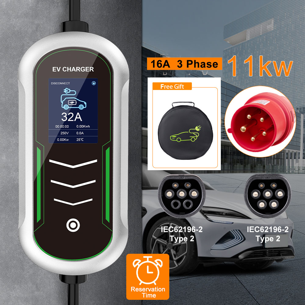 IPENGEN 11KW EV chargeur Porta - Type 2 Portable Ev Charger 11Kw Cee avis et prix