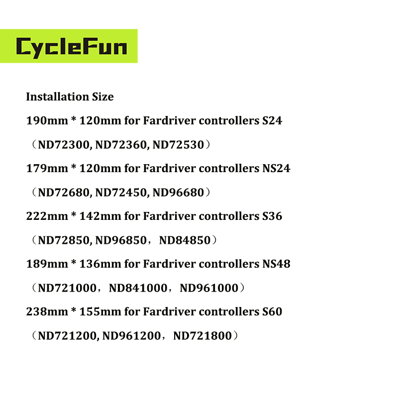 Plaque inférieure de refroidis - Fardriver Nd72850 Controller avis et prix