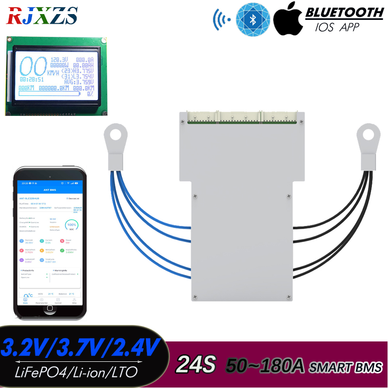 8S à 20S 22S 24S SMART Ant BMS - Smart Bms 24S 200A Bluetooth Lifepo4 avis et prix