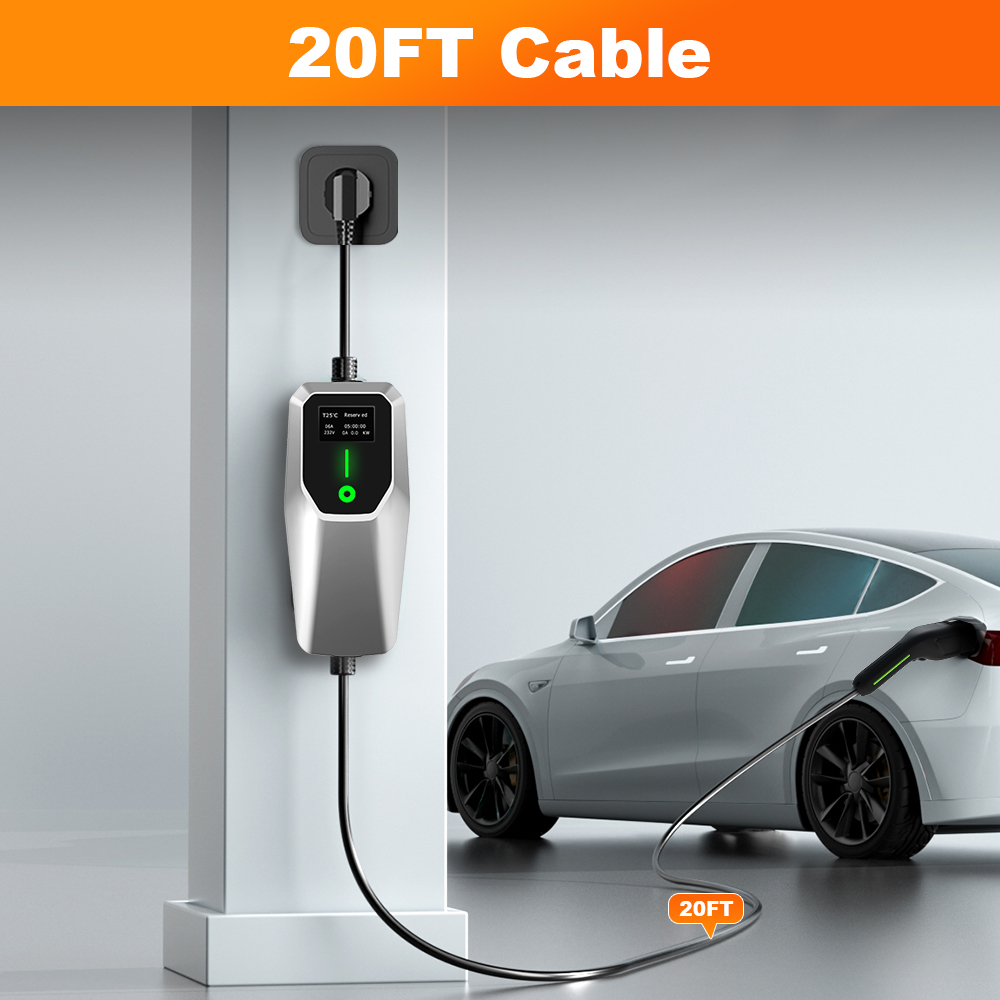 Chargeur EV Junsun 32A Niveau  - J1772 Evse 32A Level 2 Charger avis et prix