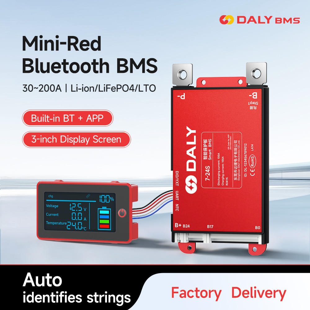 Daly Smart 3 pouces LCD BMS 30 - Smart Bms 24S 200A Bluetooth Lifepo4 avis et prix
